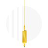 YELLOW - Mini Tornado Stinger CB Antenna