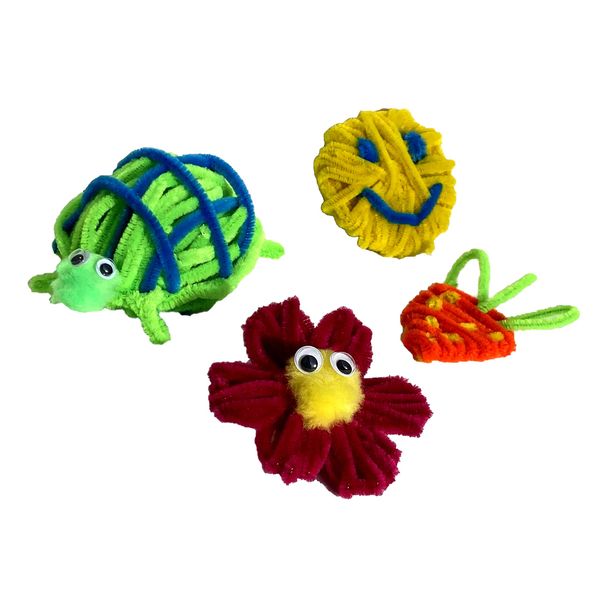 Playscene' Jumbo DIY Craft Kit, Pompons, Pipe Cleaners, Wiggle Eyes, Huge Selection Craft Kit (Jumbo Mix)