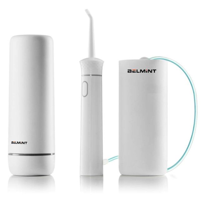 Travel Water Flosser Teeth Cleaner - Portable Oral Irrigator for Deep Teeth & Braces Cleaning | Cordless & Compact for Traveling