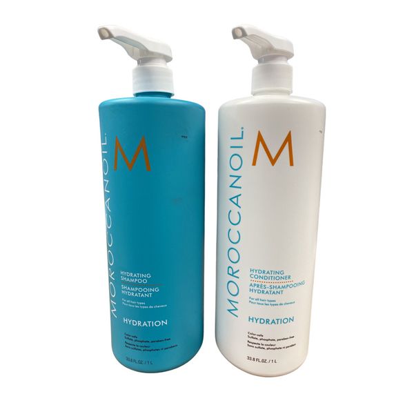 Moroccanoil HYDRATING Shampoo & Conditioner Duo Set 33.8 oz / 1 liter each