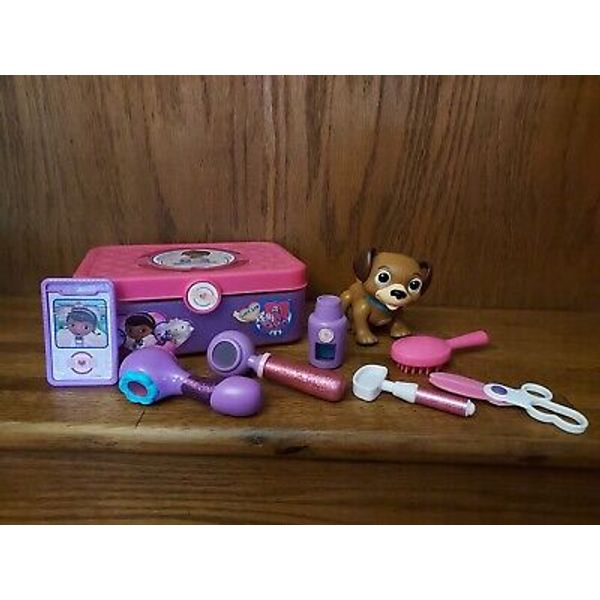 Doc McStuffins Doctor First Aid Kit Glitter Medical Case Box W/ Accessories