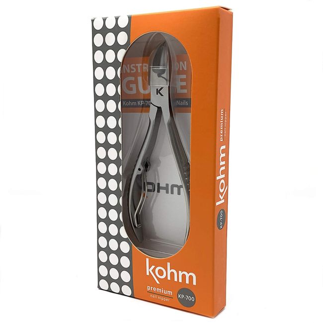 KOHM Nail Clippers For Thick Nails - Heavy Duty, Wide Mouth