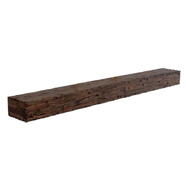 Merry Products SLF0230115010 72 in. Fireplace Mantel Wall Shelf Beam