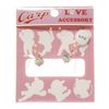 SEISEN CAPA-02 Hiroshima Carp Earrings (Heart) Hook Type