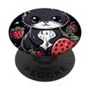 Ragamuffin Kawaii Strawberries Cat PopSockets Swappable PopGrip
