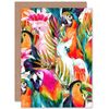 Wee Blue Coo Bird Pattern Painting Greeting Card With Envelope Inside Premium Quality