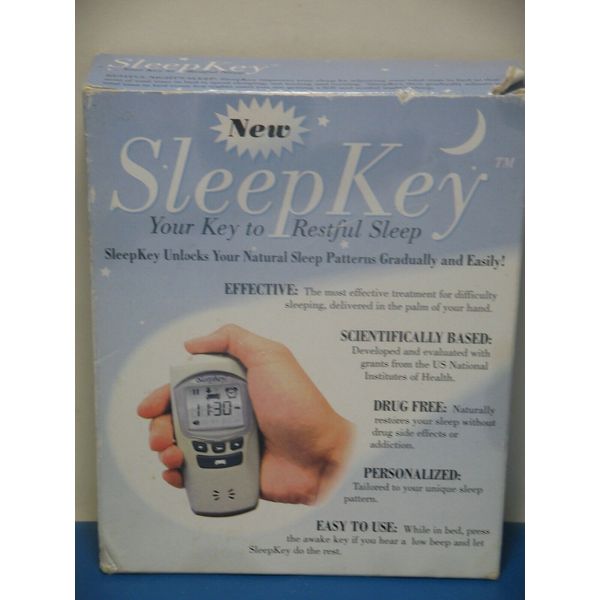 SleepKey Sleep monitor / Handheld Alarm Clock Sleep Schedule NEW IN Packaging