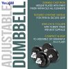Yes4All Dumbbell Adjustable - 50lbs