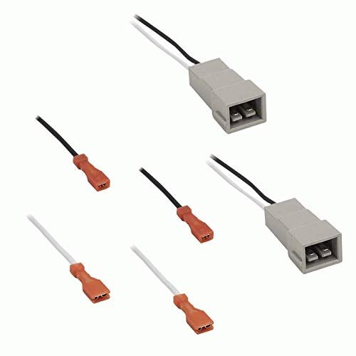 Carxtc Speaker Connection Plugs for Replacing Factory Front Dash 3.5 Inch Speakers. Fits Dodge Ram Van 1984-1989