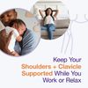 Adjustable Clavicle Support Bandage Brace Posture Correction, Back Straightening