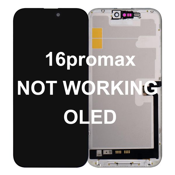 for iPhone 16 promax LCD Screen Replacement for iPhone 16 promax OLED LCD Display Digitizer Touch Screen Assembly Not Working OLED