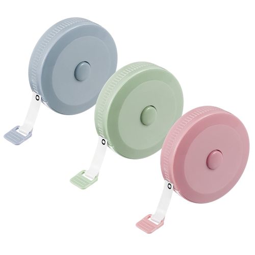 Fuyamp Tape Measure 3pcs 200cm / 79inch Sewing Measuring Tape Retractable Tailor Tape Measure for Measure Length, Chest, Waist