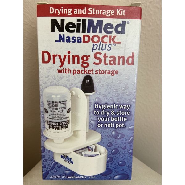NasaDock Plus, Drying Stand with Sachets Storage, White, 1 NasaDock Plus Stand