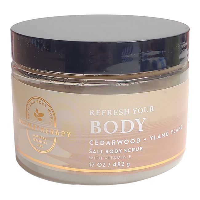 *New* CEDARWOOD YLANG YLANG ~ Salt Body Scrub ~ Bath & Body Works ~ SHIPS FREE!!