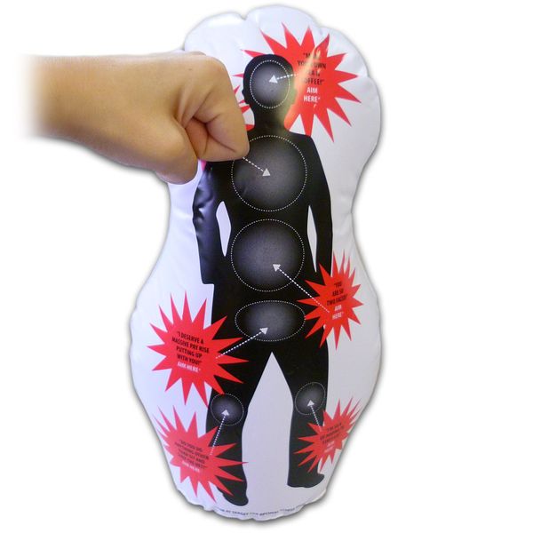 Diabolical Gifts DP0869 Whack Your Boss Inflatable Punch Bag