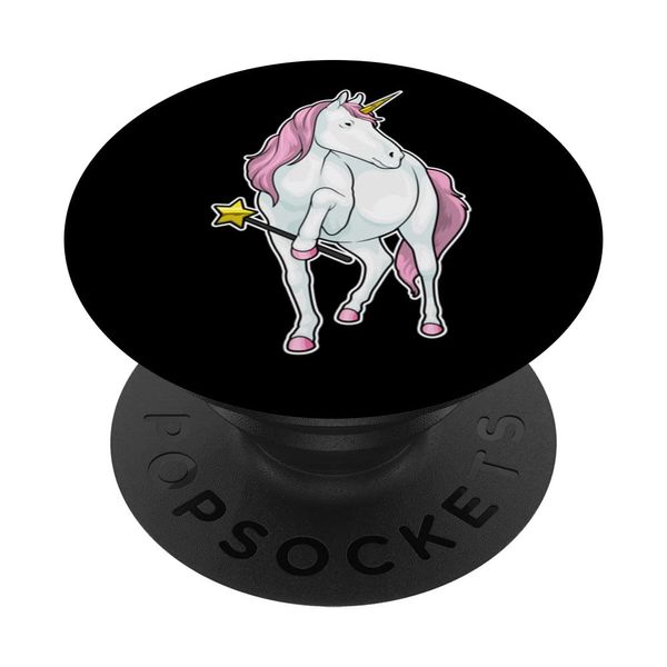 Unicorn Wizard Magic wand PopSockets Swappable PopGrip