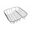 Vision4ever Chrome Dish Drainer Square Kitchen Sink Cutlery Utensil Rack Stand Drying Store