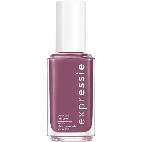 essie ExprEssie Pink Purple Nail Polish Quick Dry Formula, Chip Resistant Pink Purple 220, Get A Mauve On, 10 ml (Pack of 1)