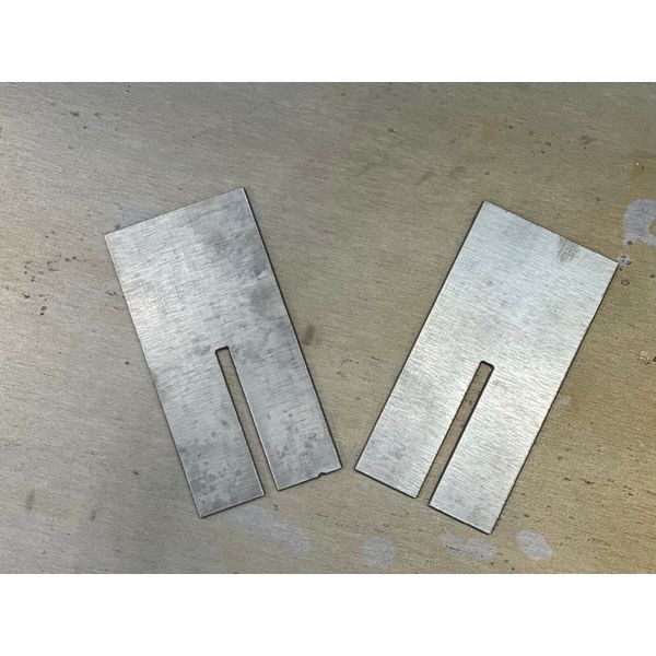 Steel Welding Practice Kit - Qty 20 - 2"x4" 1/8" Thick Slotted