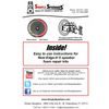 ADS L700 Speaker Foam Surround Repair Kit 6.5" Woofer Edge Replacement 4 Pack