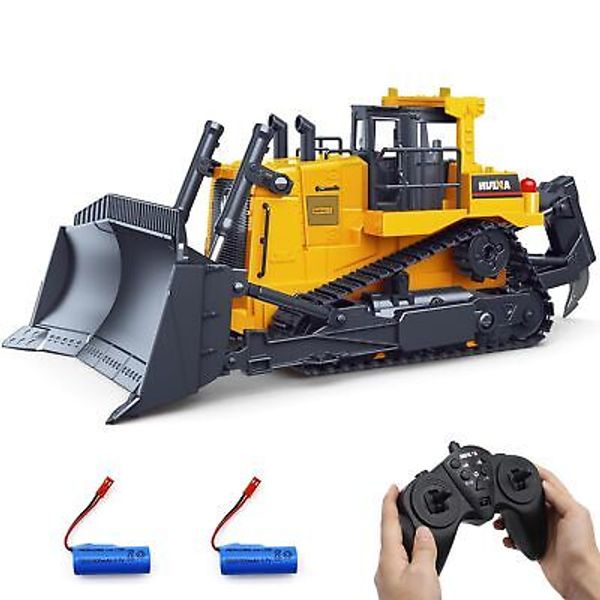 Remote Control Bulldozer RC 1/16 Full Functional Construction Vehicle, 2.4Ghz...