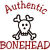 CafePress Authentic Bonehead Rectangle Magnet, 3"x2" Refrigerator Magnet