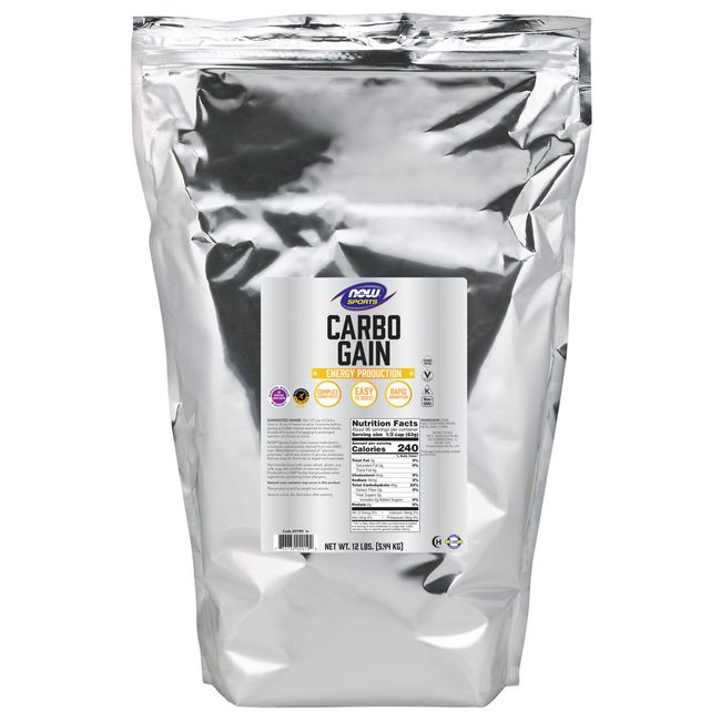 NOW FOODS Carbo Gain Powder - 12 lbs.