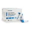 McKesson Lancet, Push-Button Safety, Blue, Depth Settings - 1.8 Mm Depth, 100per Box, 12 Oz 23 G