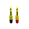 1 Pair Wire Piercing Probe Set,Insulation Piercing Clip Set with 4mm Banana Jacks Bottom for Multimeter Voltage Testing