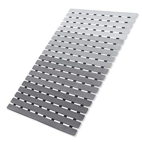 Bath Tub Shower Mat Non Slip Bathtub Mats for 27.5 X 15.7 Inch Gradient Grey