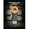 Aicevoos Clamp Meter Amp Meter 6000 Counts Auto-ranging dc Clamp Meter, Measures Current Voltage Temperature Capacitance Resistance Diodes (AC/DC Current)