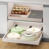 Pull Out Cabinet Organizer,Width (14"-21") and Depth (17"-24") Expandable with 3