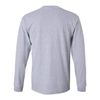 CornBorn Nebraska Legacy Script Huskers Long Sleeve Tee Shirt - Gray - 2X