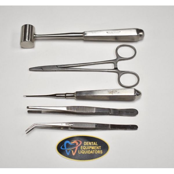 Set of 5 Henry Schein Dental Instruments Nice Quality & Condition at Great Price