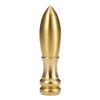 uxcell 2pcs M6 Thread Solid Brass Knob Lamp Shade Finial Decoration Accessories 2 inch High