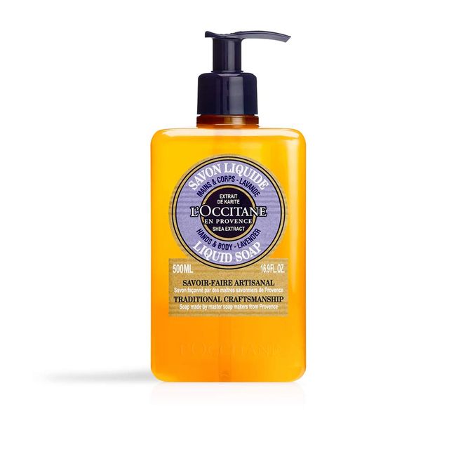 L'Occitane Shea Hand & Body Lavender Liquid Soap 16.90 Fl Oz