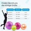 PEZZI Original Gymnastikball MAXAFE pearlwhite 53 cm Sitzball