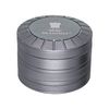 Headchef Sun Machine Grinder 4-Piece, Size 62 mm, Silver
