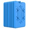 OUTXE Ice Packs for Lunch Box 8 Pack- Reusable Ultra-Thin Freezer Packs - Long-Lasting Cool Packs for Coolers, Keep Food Fresh and Cold in Lunch Boxes and breastmilk Bags - 8 Pack (Blue)