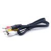 LeTradeJP RCA to 4 Pole 3.5MM Mini Plug Converter Cable Video Cable 1M