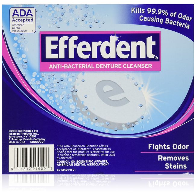 Efferdent Denture Cleanser - 252 Tablets
