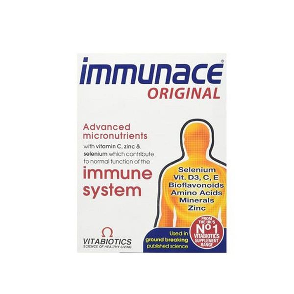 Vitabiotics Immunace for Immune Resistance and Cell Protection - 30 Capsules