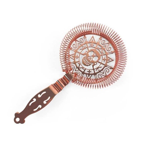 Beaumont 3977 Cocktail Strainer, Stainless Steel, Brown
