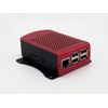 Raspberry Pi Wall Mount Metal case (Raspberry Pi 3+, 2, b+, Red)