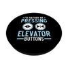 I'd Rather Be Pressing Elevator Buttons Technician Elevator PopSockets Swappable PopGrip