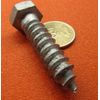 Galvanized Hex Head Lag Screw  1/2 Threads x 2.00" Length, 20 pcs