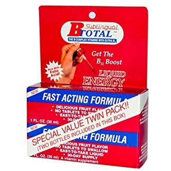 New - Sublingual Products B-Total Twin Pack - 2 fl oz