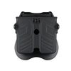 Universal OWB Double Magazine Pouch/Case/Holder w/ Paddle for 9mm/40/45 Mags