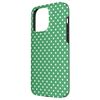 Cute, Green & White, Polka Dot Case for iPhone 15 Pro Max