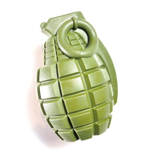 O.G.B. Operation Good Boy Durable Grenade Dog Toy - Patriotic Military Gear Inspired Chew Toy - Durable,Teething, and Interactive Play, Stuffable with Treats